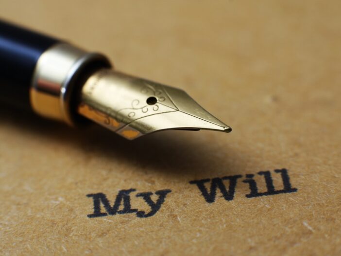 Probate Lawyer Colorado - My will text on brown paper